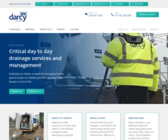 Darcydrainage.co.uk(Darcy Drainage Services) Screenshot