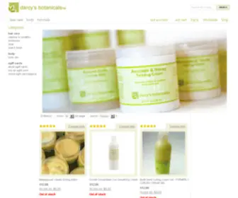 Darcysbotanicals.com(Natural Hair Care) Screenshot