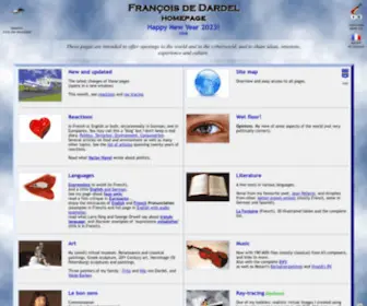 Dardel.info(François de Dardel) Screenshot