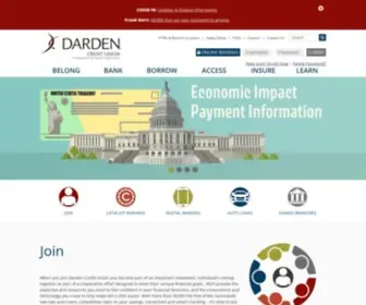 Dardencu.com(Darden Credit Union) Screenshot