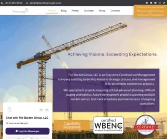 Dardengroupllc.com(Executive Construction Management) Screenshot