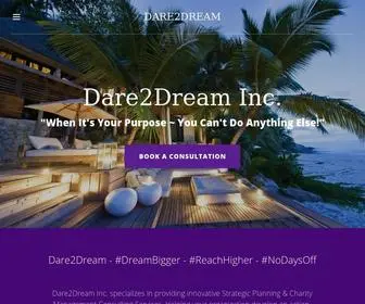 Dare2Dreaminc.com(DARE2DREAM) Screenshot