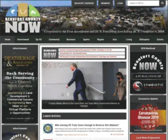 Darecountynow.com(Beaufort County Now) Screenshot