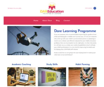 Dareducation.com(Dare Learning Program) Screenshot