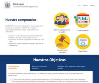 Daresiem.com.mx(Consultora en Desarrollo Organizacional) Screenshot