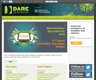 Daretobedigital.com(Dare to be Digital) Screenshot