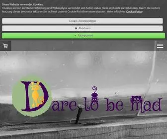 Daretobemad.com(Blog) Screenshot