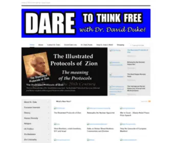 Daretothinkfree.com(Dare to Think Free) Screenshot