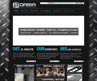 Dariametalfabricators.com(Daria Metal Fabricators) Screenshot