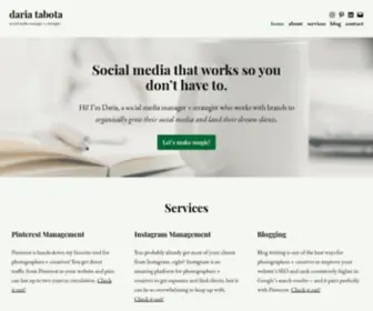 Dariatabota.com(Social media) Screenshot