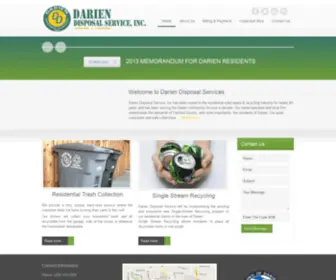 Dariendisposal.com(Darien Disposal Services) Screenshot