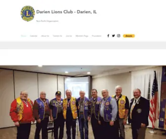 Darienlions.org(Darien Illinois Lions Club non) Screenshot