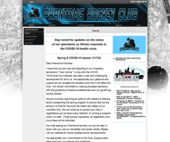 Darienphantomshockey.com(Darien Phantoms Hockey Club) Screenshot