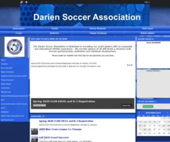 Dariensoccer.org(Darien Soccer Association) Screenshot