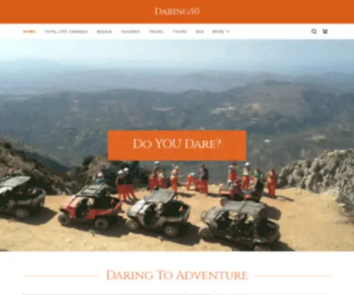 Daring50.com(Travel Adventure) Screenshot