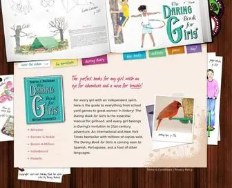 Daringbookforgirls.com(The Daring Book for Girls) Screenshot