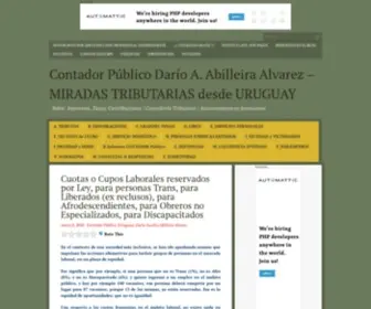 Darioabilleira.com(Contador Público Darío A) Screenshot