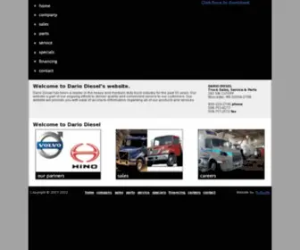 Dariodiesel.com(Hino & Volvo Trucks for Sale in MA) Screenshot