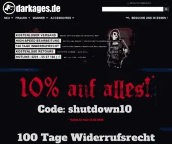 Darkages.de(Gothickleidung, Schuhe) Screenshot