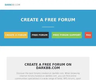 Darkbb.com(Free forum) Screenshot