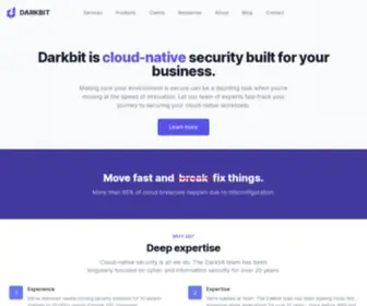 Darkbit.io(Darkbit brings deep cloud) Screenshot