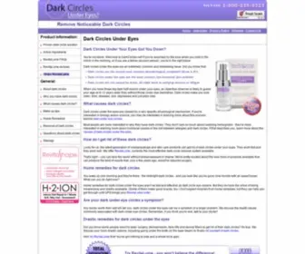 Darkcircles.net(Dark circles under eyes) Screenshot