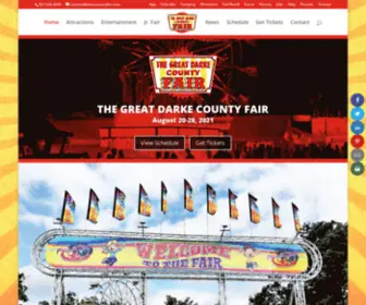 Darkecountyfair.com(The Great Darke County Fair) Screenshot