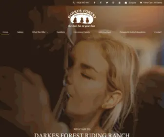 Darkesforestranch.com.au(Horse Riding Lessons & Trail Riding Sydney) Screenshot