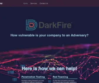 Darkfirecyber.com(DarkFire Cybersecurity) Screenshot