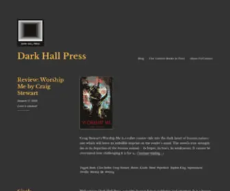 Darkhallpress.com(Dark Hall Press) Screenshot