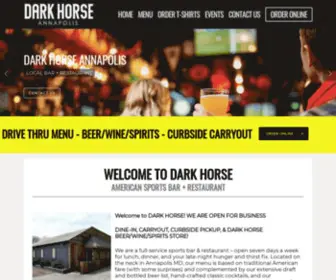 Darkhorseannapolis.com(Annapolis Restaurant) Screenshot