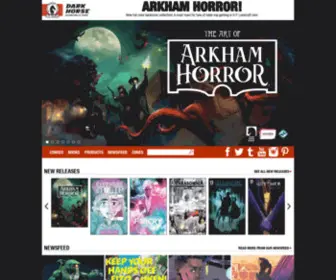Darkhorsecomics.com(Dark Horse Comics) Screenshot