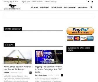 Darkhorsenews.com(Dark Horse News) Screenshot