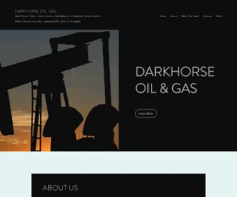 Darkhorseoilandgas.com(Darkhorse Oil  Gas) Screenshot