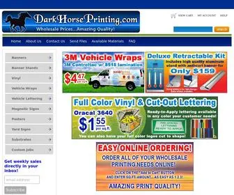 Darkhorseprinting.com(Wholesale Printing...Amazing Quality) Screenshot