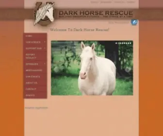 Darkhorserescue.org(Dark Horse Rescue) Screenshot