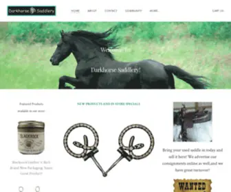 Darkhorsesaddlery.com(Darkhorse Saddlery) Screenshot
