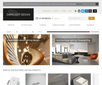 Darklightdesign.com(The Home of Contemporary Designer Lighting) Screenshot
