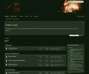 Darklordpotter.net(Dark Lord Potter Forums) Screenshot