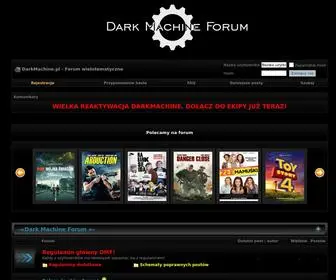 Darkmachine.pl(Forum wielotematyczne) Screenshot