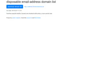 Darkmail.domains(Disposable email) Screenshot