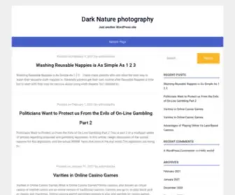 Darknaturephotography.co.uk(Just another WordPress site) Screenshot