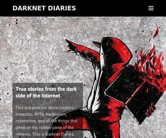Darknetdiaries.com(True stories from the dark side of the Internet) Screenshot