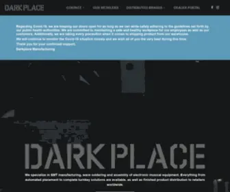 Darkplacemfg.com(Darkplace Manufacturing and Distribution) Screenshot