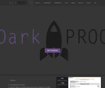 Darkproof.net(Home) Screenshot