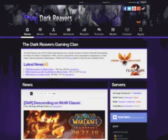 Darkreavers.co.uk(Ashes of Creation & World of Warcraft) Screenshot