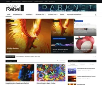 Darkrebel.net(DarkRebel News) Screenshot