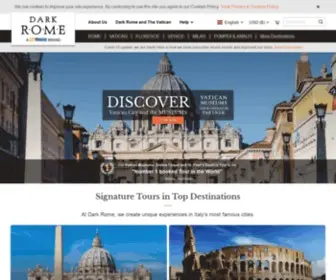 Darkrome.com(Best Guided Tours of Rome) Screenshot