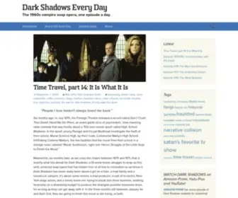 Darkshadowseveryday.com(Dark Shadows Every Day) Screenshot