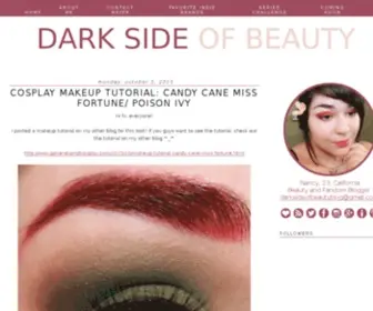 Darksideofbeauty.com(The Dark Side of Beauty) Screenshot